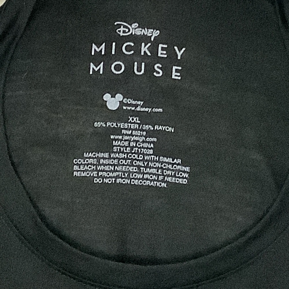 DISNEY Mickey Mouse Black Hi-Low T-Shirt 35 - Picture 5 of 8
